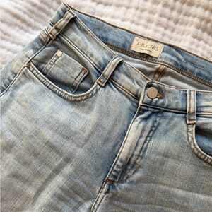 Pilcro Faded Blue Denim Jeans - Anthropologie Jeans